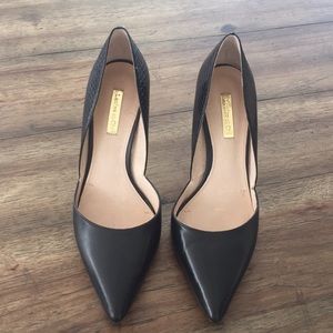 Louise et Cie Black Leather Pumps